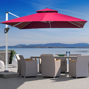 Roman patio umbrella