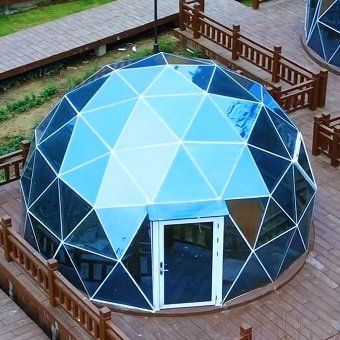 Glass Geodesic Dome Tent