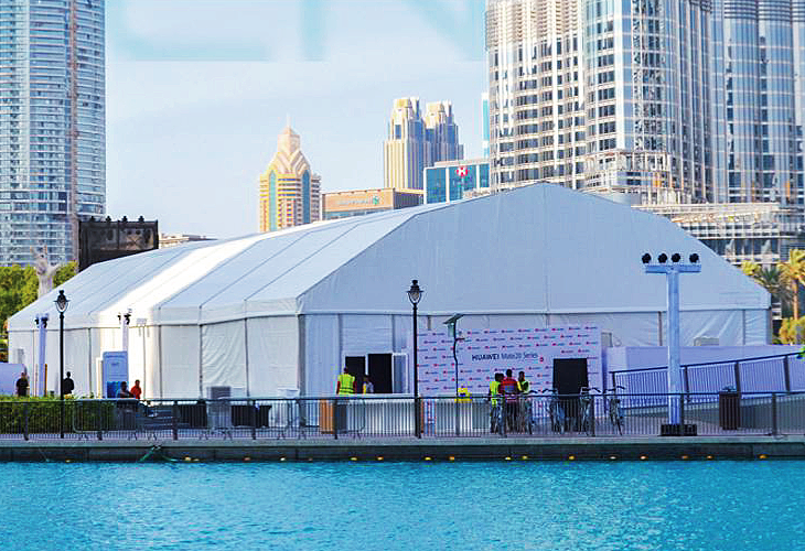 Colorful Polygon Tents for Your Events