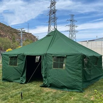 Canvas Disaster Relief Tent