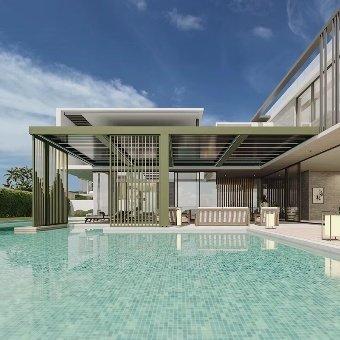 Energy Efficient Aluminum Pergola