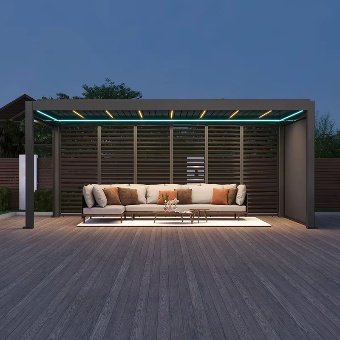 Louvered Aluminum Pergola