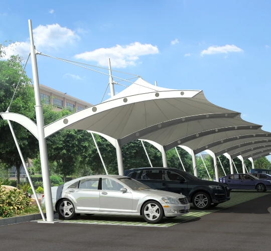 Foerstine pyramid parking shed