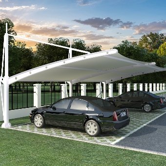 Cantilever Parking Shed