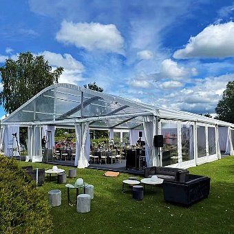 Curve Clear Top Tent