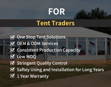 Serving Tent traders