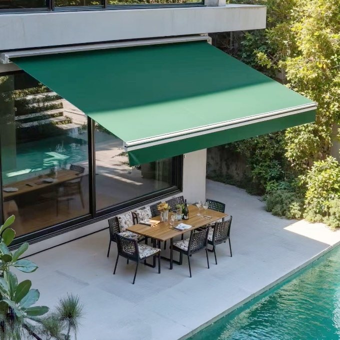 cafe electric awning