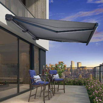 Full Cassette Electric Awning