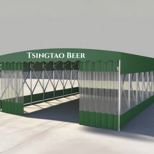 Push-pull Grill Tent