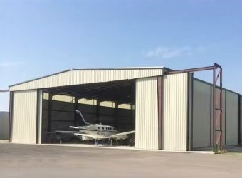 Steel Airplane Hangar