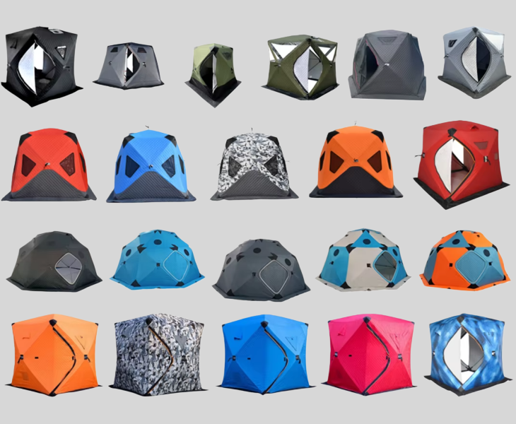 variety of insulated tent
