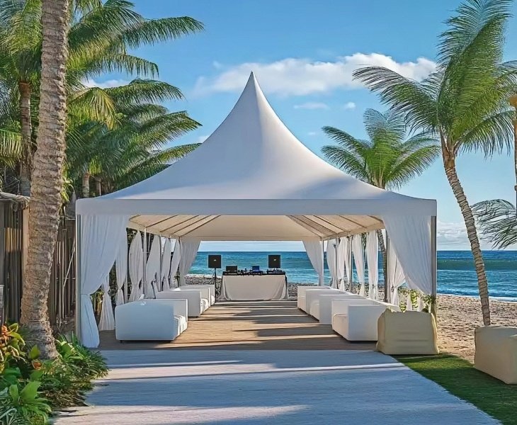 Various Styles of Foerstine Pagoda Tents