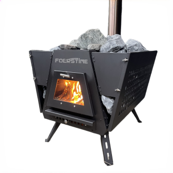 stove for insulated tent