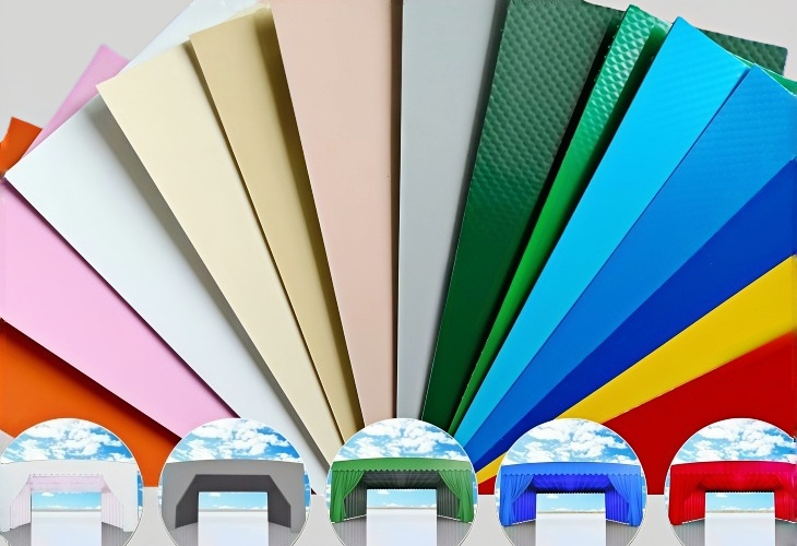 PVC for push pull tent