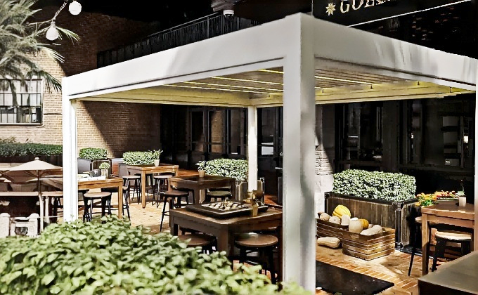 12 x 20 freestanding aluminum pergola​