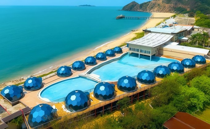 Coastal Honeycomb Dome Retreat – Greece