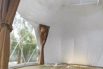 Insulation Lining for Geodesic Dome