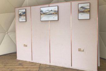 Interior Partition for Geodesic Dome