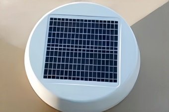 Electric Exhaust Fan for Geodesic Dome