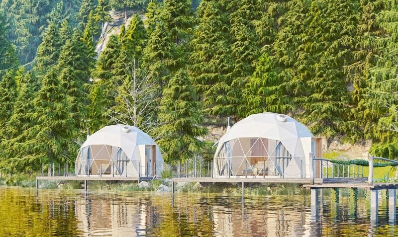 What is a geodesic dome