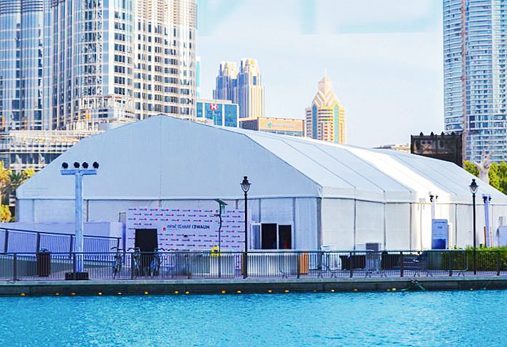 Colorful Polygon Event Tents