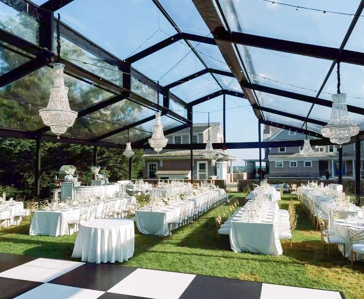 clear atrium tent