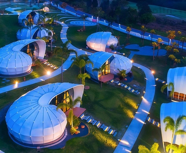 Biomimetic Architecture for snail tent