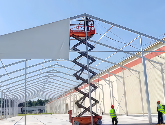 Marquee Tent Setup Test