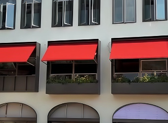 Drop Arm Window Awnings
