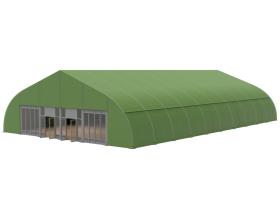 Military Green Curve Tent