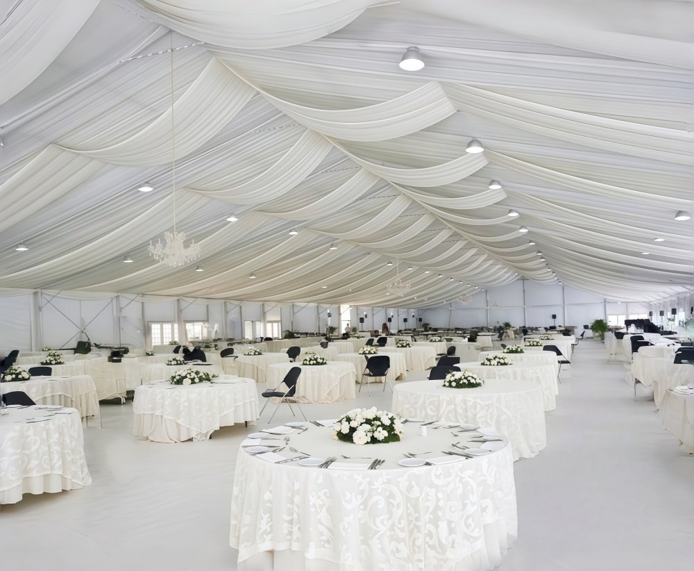 Flexible Accessories for white wedding tent