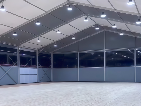 aluminum frame tent for permanent use