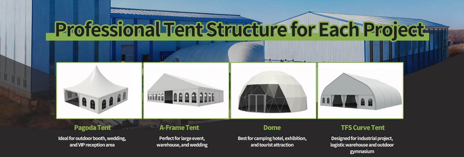 Contact Us for custom tent solution