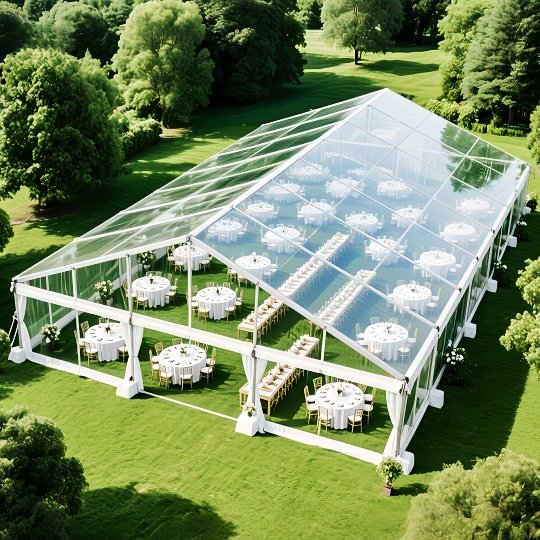 clear top frame tent​