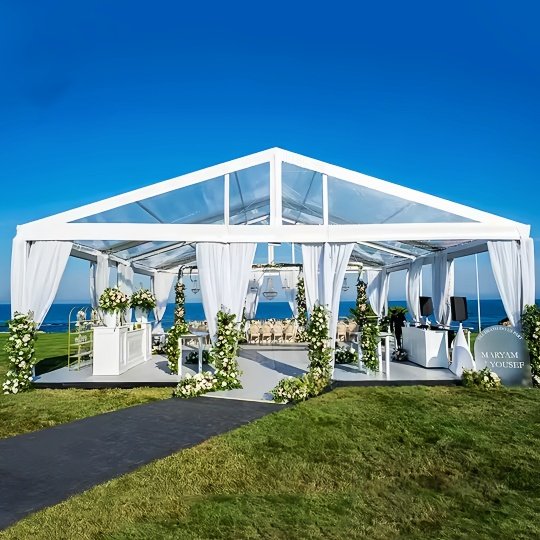 clear span clear top tent​