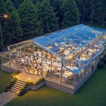 Atrium Clear Top Tent