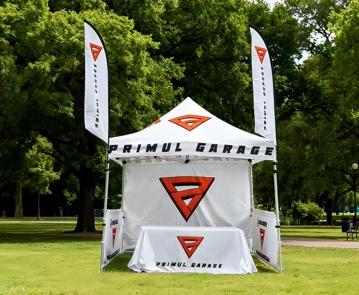 Fully Customizable Printing for 10x10 canopy tents