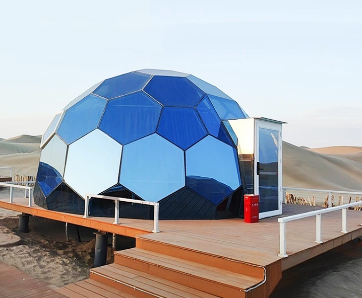 Lightweight and durable for glass domes