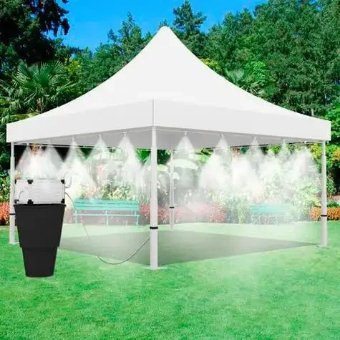 Misting Pop-Up Tent