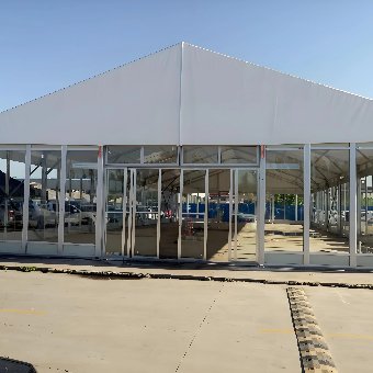 Outdoor A-Frame Dining Tent