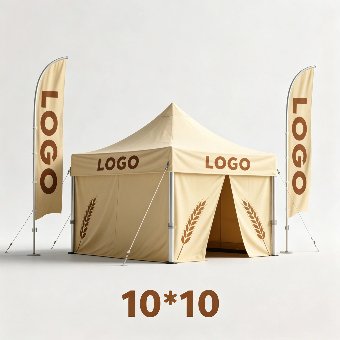 10x10 Food Booth Tent