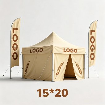 15x20 Food Booth Tent