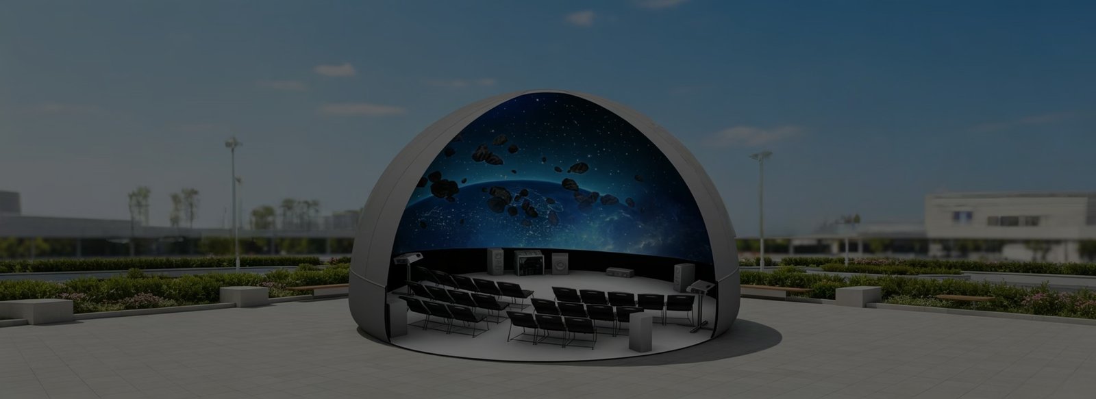 360 projection dome factory