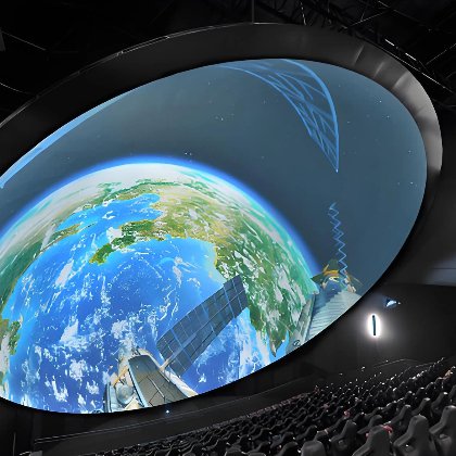 4D projection dome special effects