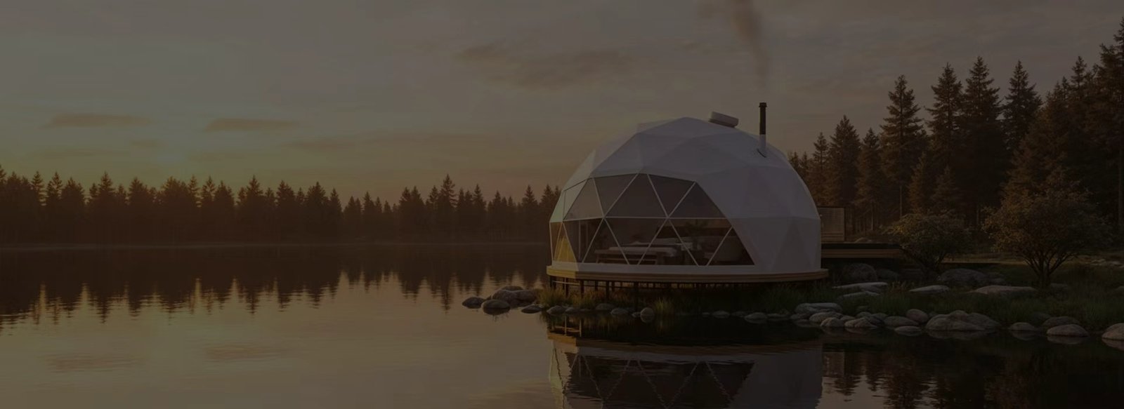 8m geodesic dome factory