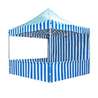 Blue Striped tent