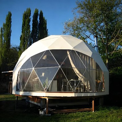 Clear 8M Geodesic Dome