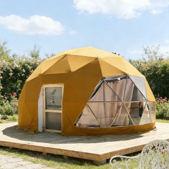 Colored Half Sphere Tent