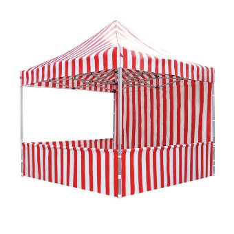 Red Striped Tent