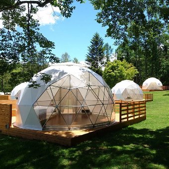 Transparent Half Sphere Tent